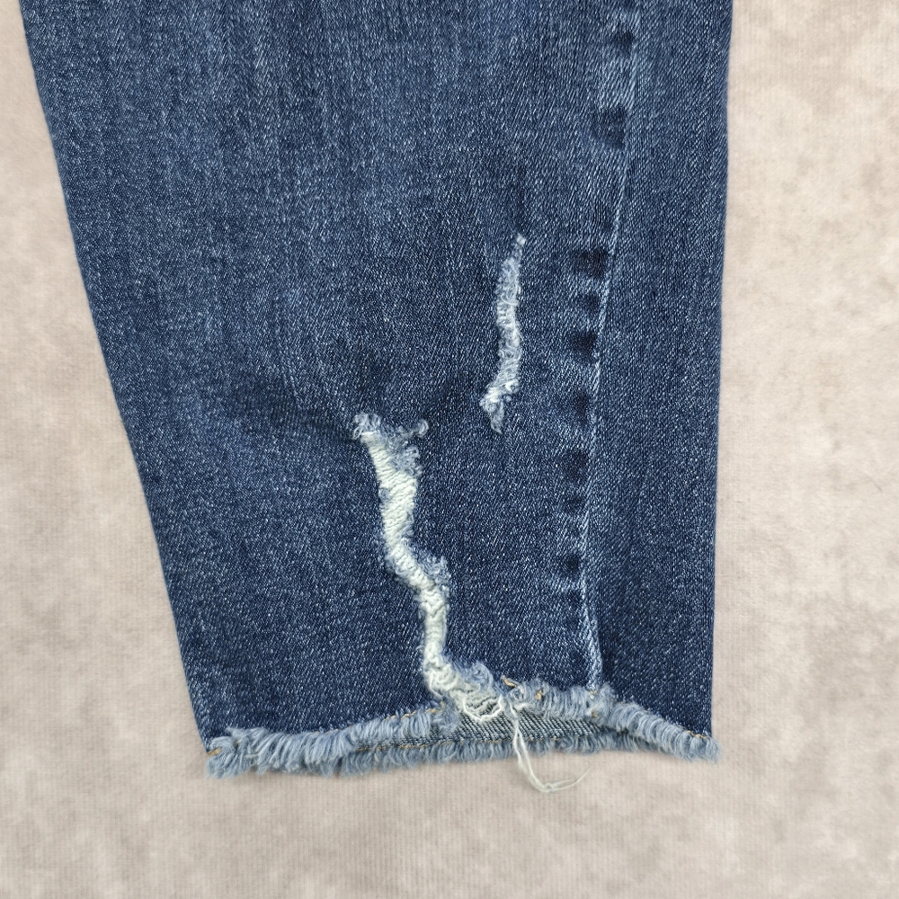 Maurices Raw Hem Distressed Denim Jeans - Picture 2 of 10